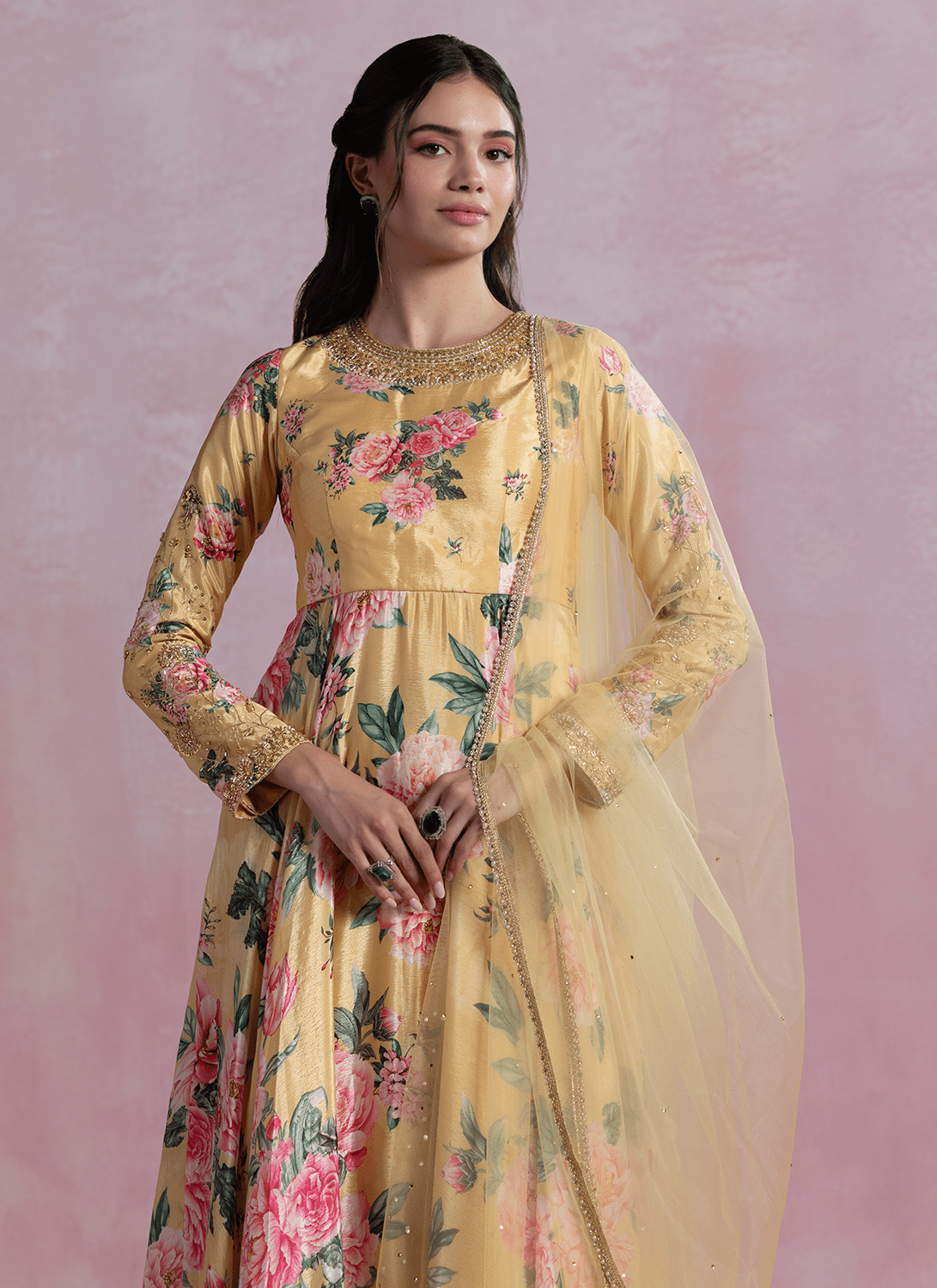 Indian Outfit Ideas for a US Baby Shower / Godh Bharai - Lashkaraa