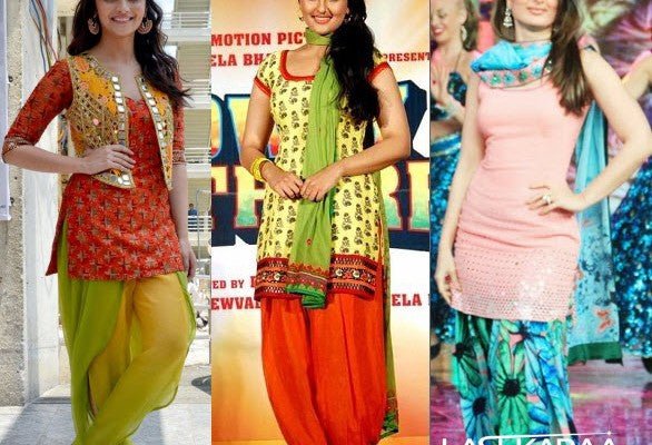Latest Stylish Neck Designer Punjabi Suits Collection - Lashkaraa