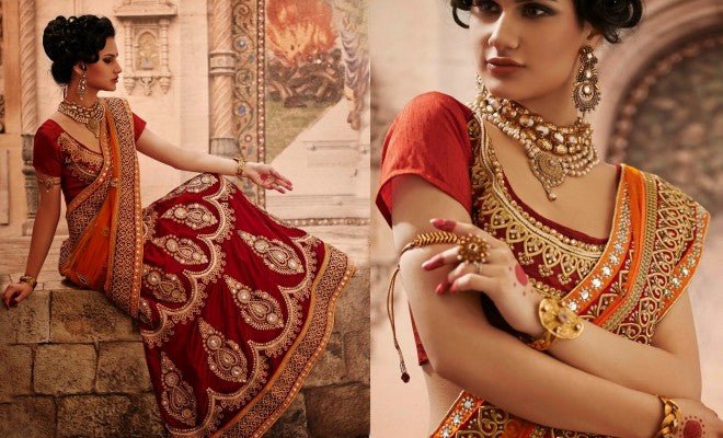 Lehenga Style Sarees - The Best Choice of a Modern Indian Bride - Lashkaraa