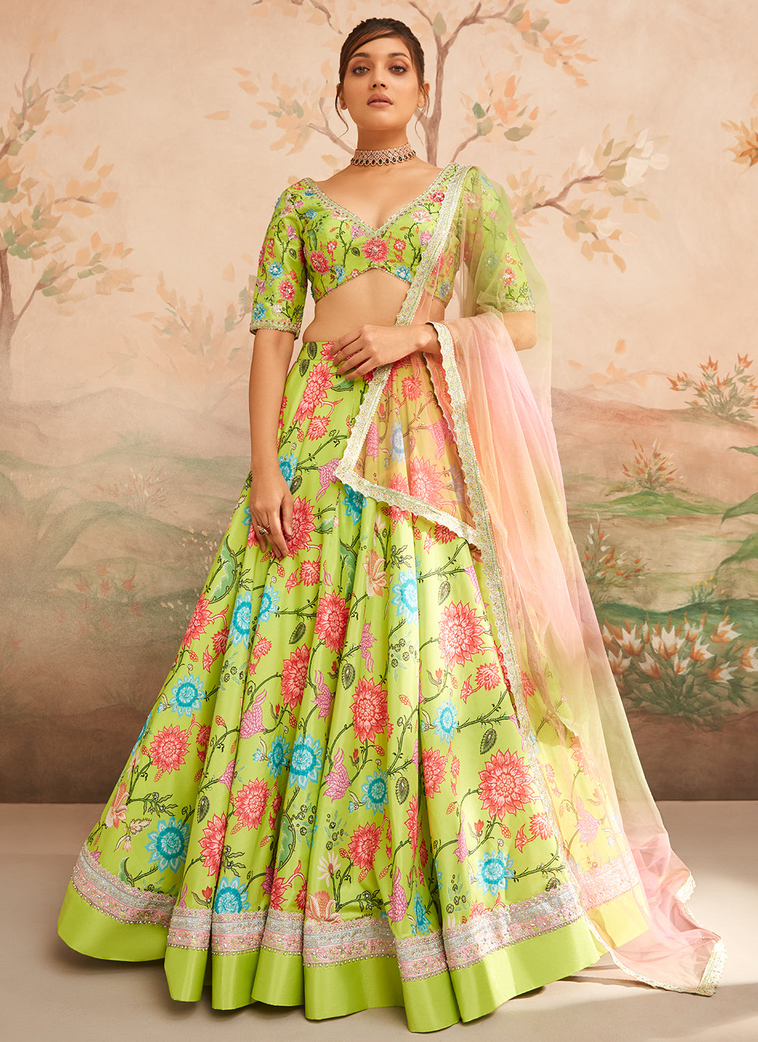 Printed deals ghagra choli