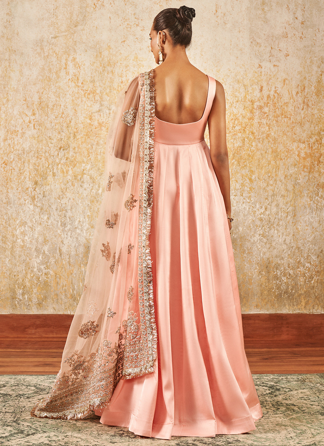 Blush Pink Embroidered Anarkali