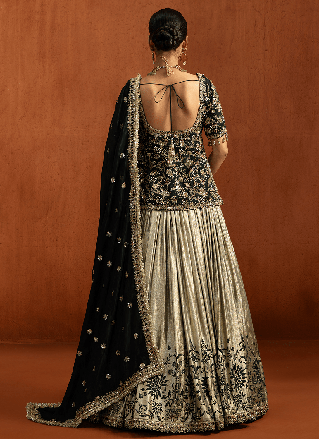 Green Embroidered Lampi Kurti Style Lehenga - Lashkaraa