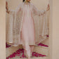Blush Pink Embroidered Palazzo Suit