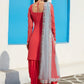 Hot Pink Mirror Embroidered Punjabi Suit