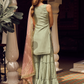 Light Green Embroidered Sharara Suit