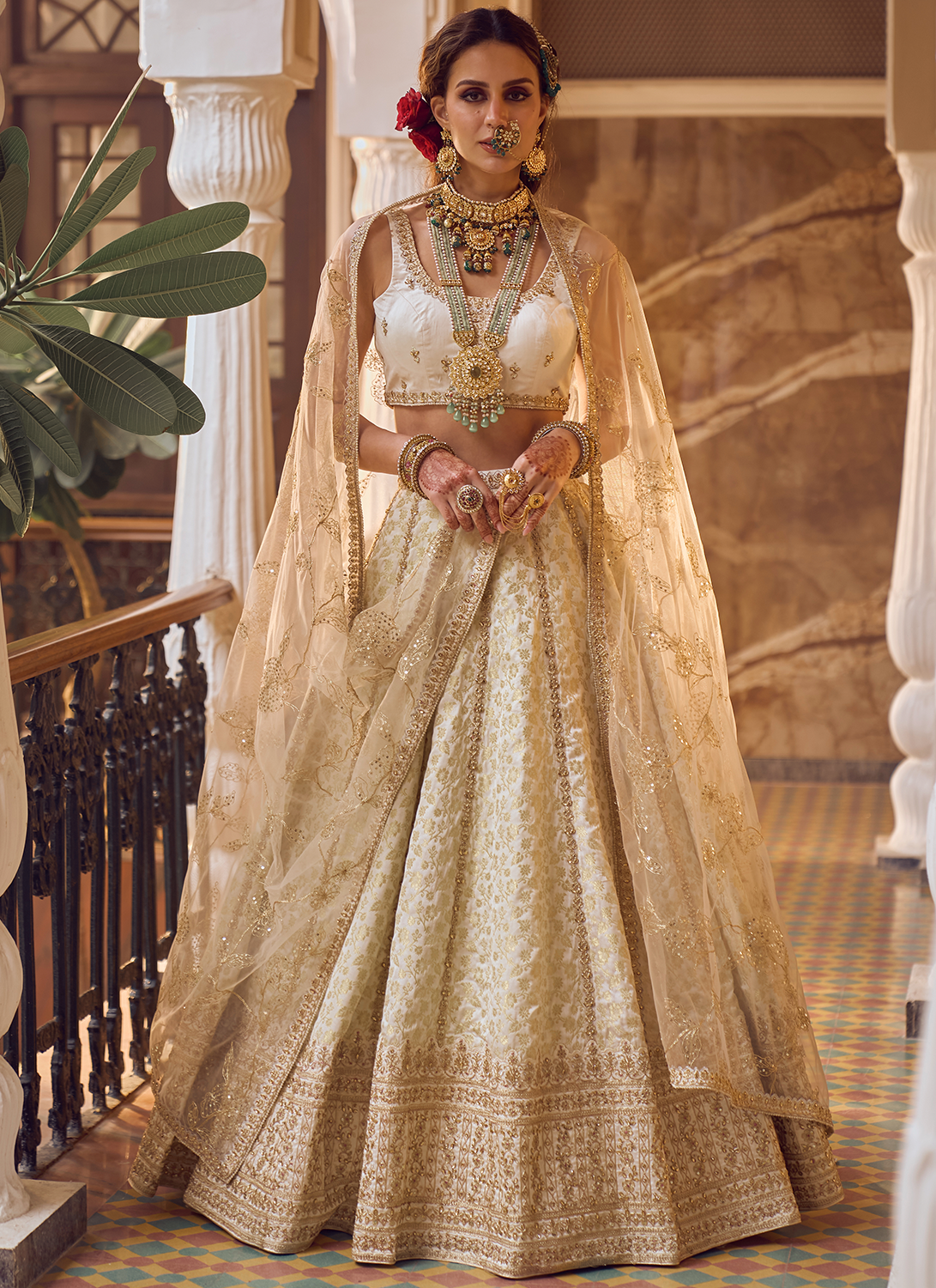 Brocade 2025 wedding lehenga