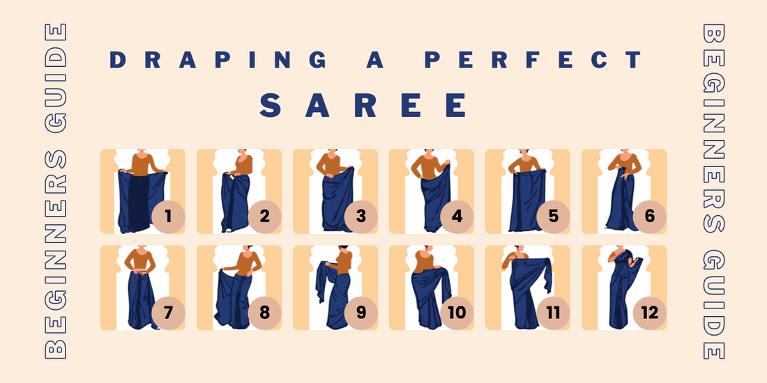 How To Drape A Saree: A Beginners Guide
