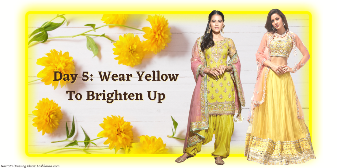 Look Gorgeous in Yellow on The Fifth Day of Navratri