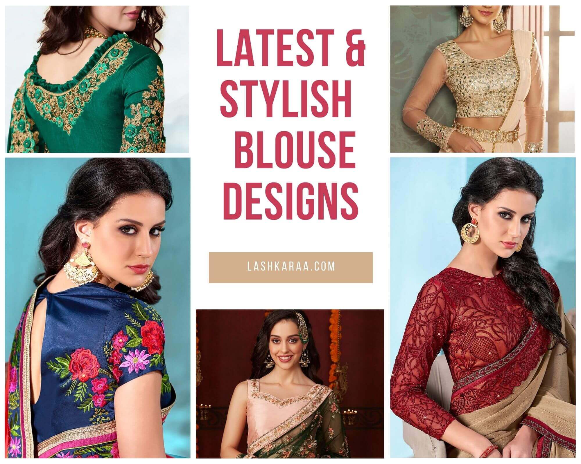 Latest and Stylish Saree Blouse Designs