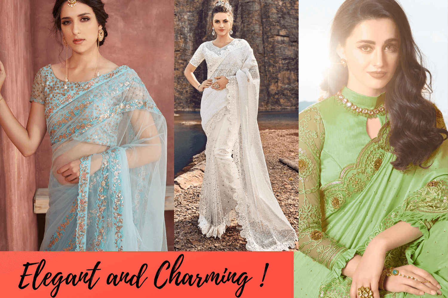 Embroidered Sarees – What’s New and Trending - Lashkaraa