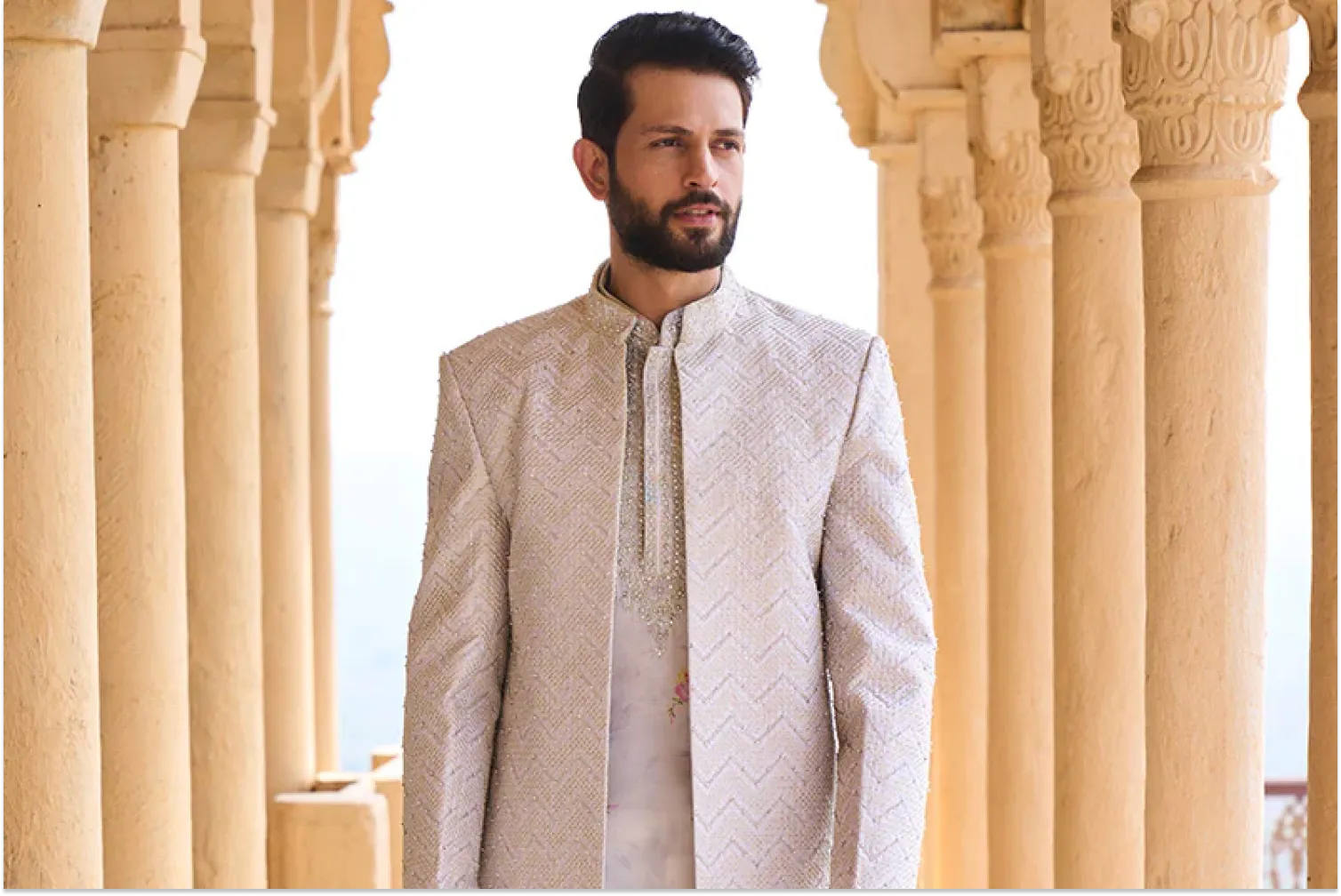 Half 2025 sherwani suit