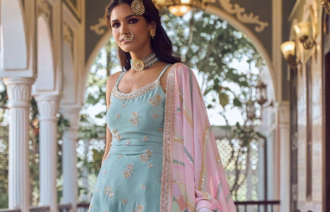 Designer Sharara Suits for EID Festivities