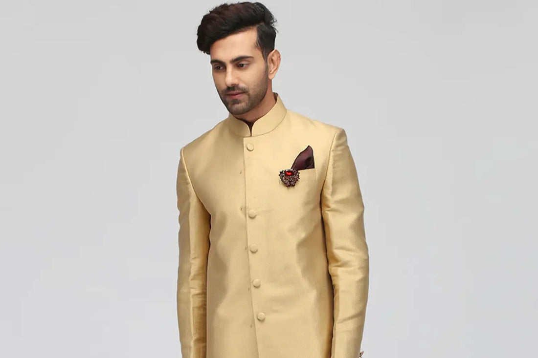 Mens kurta 2025 sherwani style