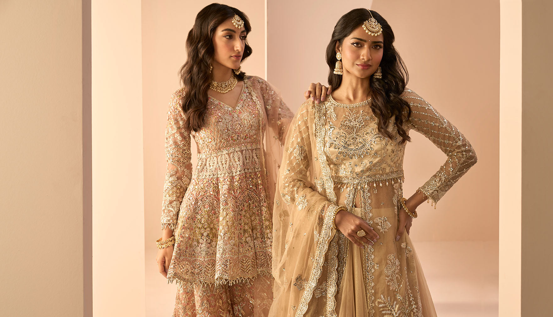 Latest Indian Bridal Wear in Gold