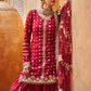 Maroon Embroidered Sharara Suit