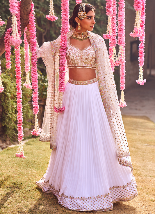 Latest party wear lehenga designs best sale