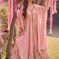 Light Pink Embroidered Anarkali Style Sharara