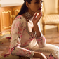Off White Floral Printed Anarkali