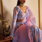 Lavender Floral Printed Lehenga