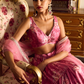 Dusty Pink Floral Lehenga