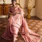 Light Pink Floral Printed Saree