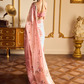 Light Pink Floral Printed Saree