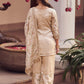 Kids Gold Embroidered Straight Suit