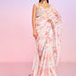 Light Pink Floral Embellished Saree