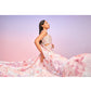 Light Pink Floral Embellished Saree