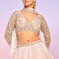 Soft Pink Floral Embellished Lehenga