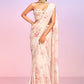 Soft Pink Floral Embellished Saree