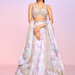 Lavender Floral Embellished Lehenga