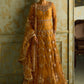 Mustard Embroidered Anarkali