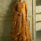 Mustard Embroidered Anarkali