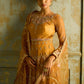 Mustard Embroidered Anarkali