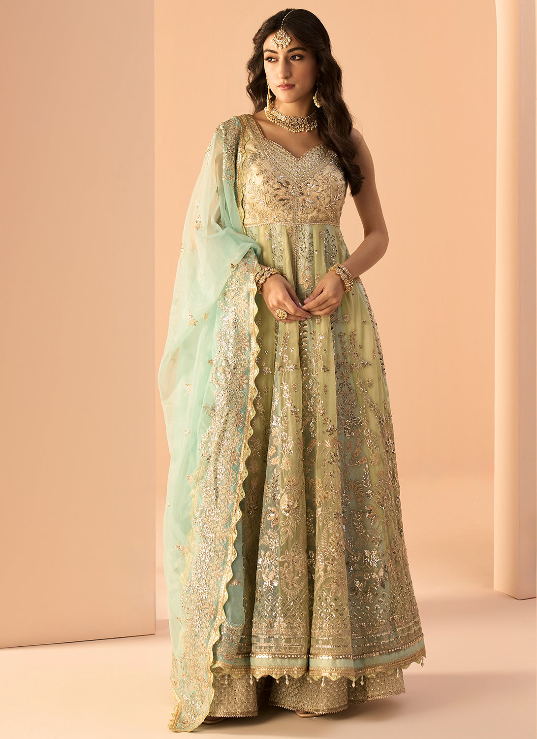 Dress/ New Dress/ Green Dress/ Anarkali/ Salwar Suit/ Kurta Kurti Set/  Indian Wear/ Ethnic Wear/ Clothes for Women/ Designer Dress/ Style/ - Etsy
