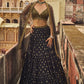 Black and Gold Embroidered Lehenga