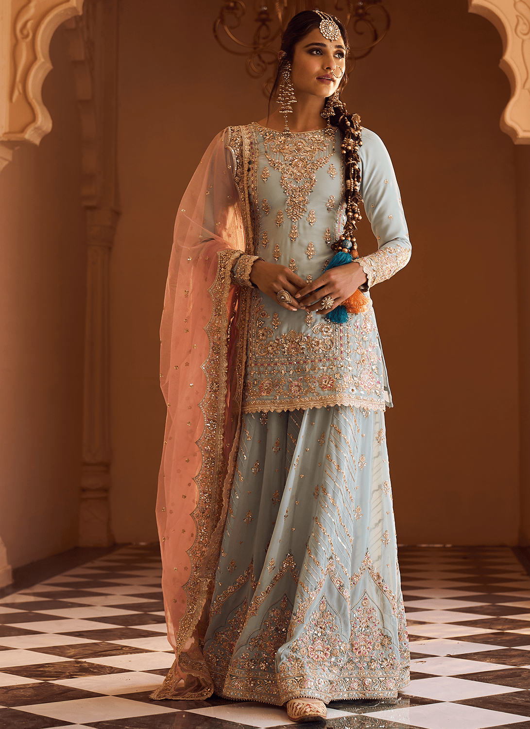 Sharara Suit Designer Collection | Lashkaraa