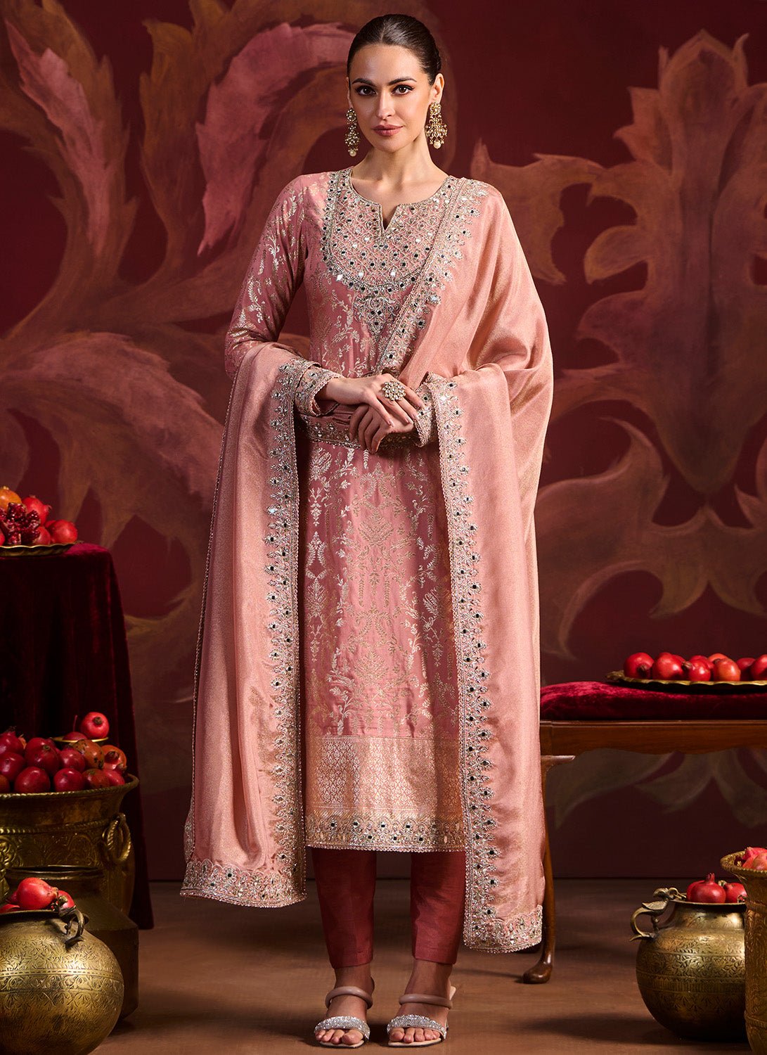 cigarette pants salwar suit Indo-Western Pant Suits & Salwar Kameez