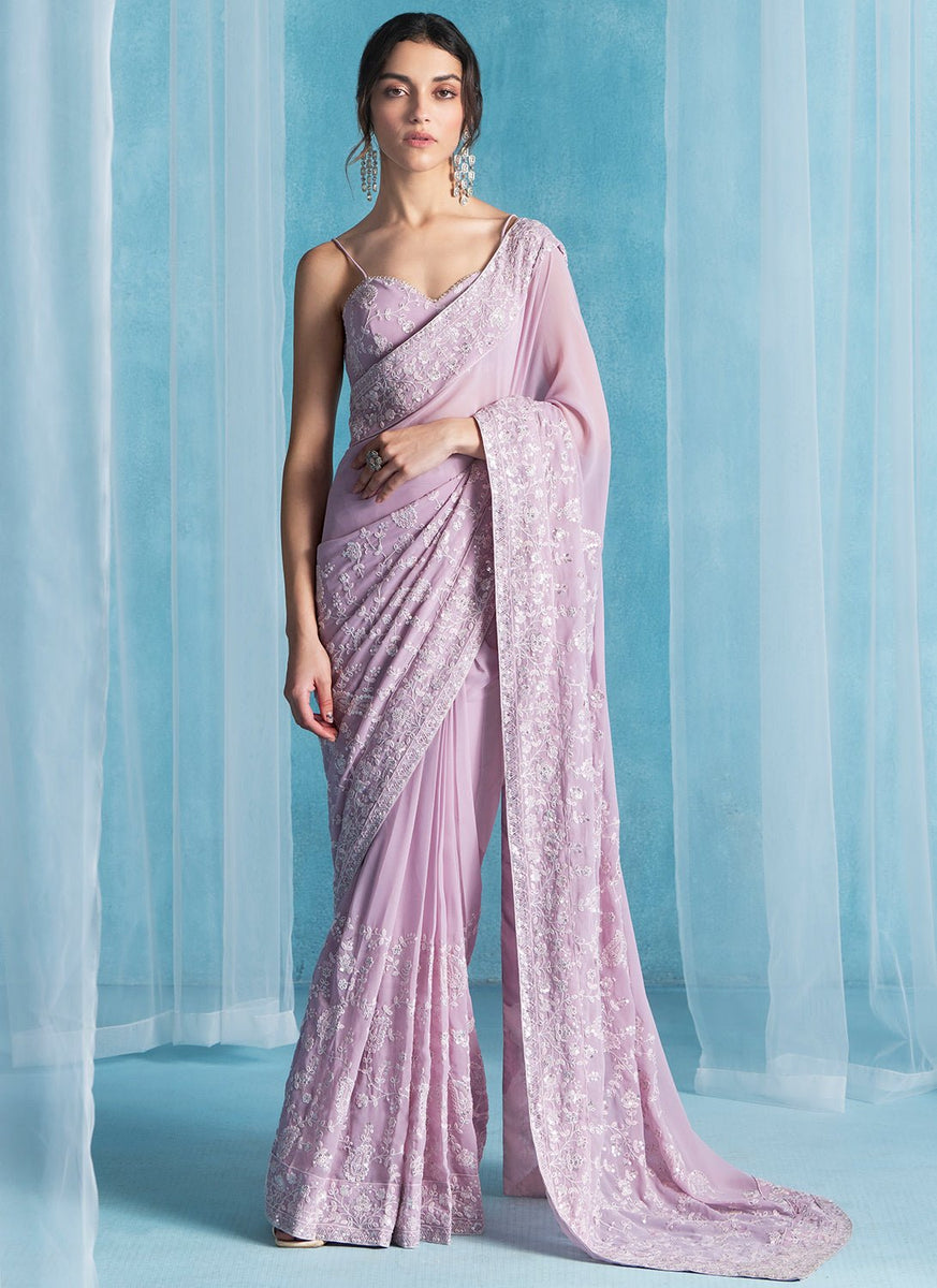 saree dress pink Pink Saree Buy Online