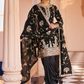 Black Embroidered Patiala Suit
