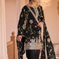 Black Embroidered Patiala Suit