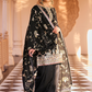 Black Embroidered Patiala Suit
