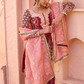 Maroon and Pink Embroidered Patiala Suit