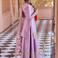 Dusty Purple Embroidered Sharara