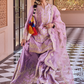 Dusty Purple Embroidered Sharara