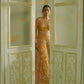 Mustard Embroidered Anarkali