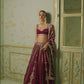 Deep Wine Embroidered Lehenga