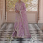 Dusty Purple Embroidered Sharara