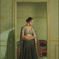 Dark Green Embroidered Lehenga
